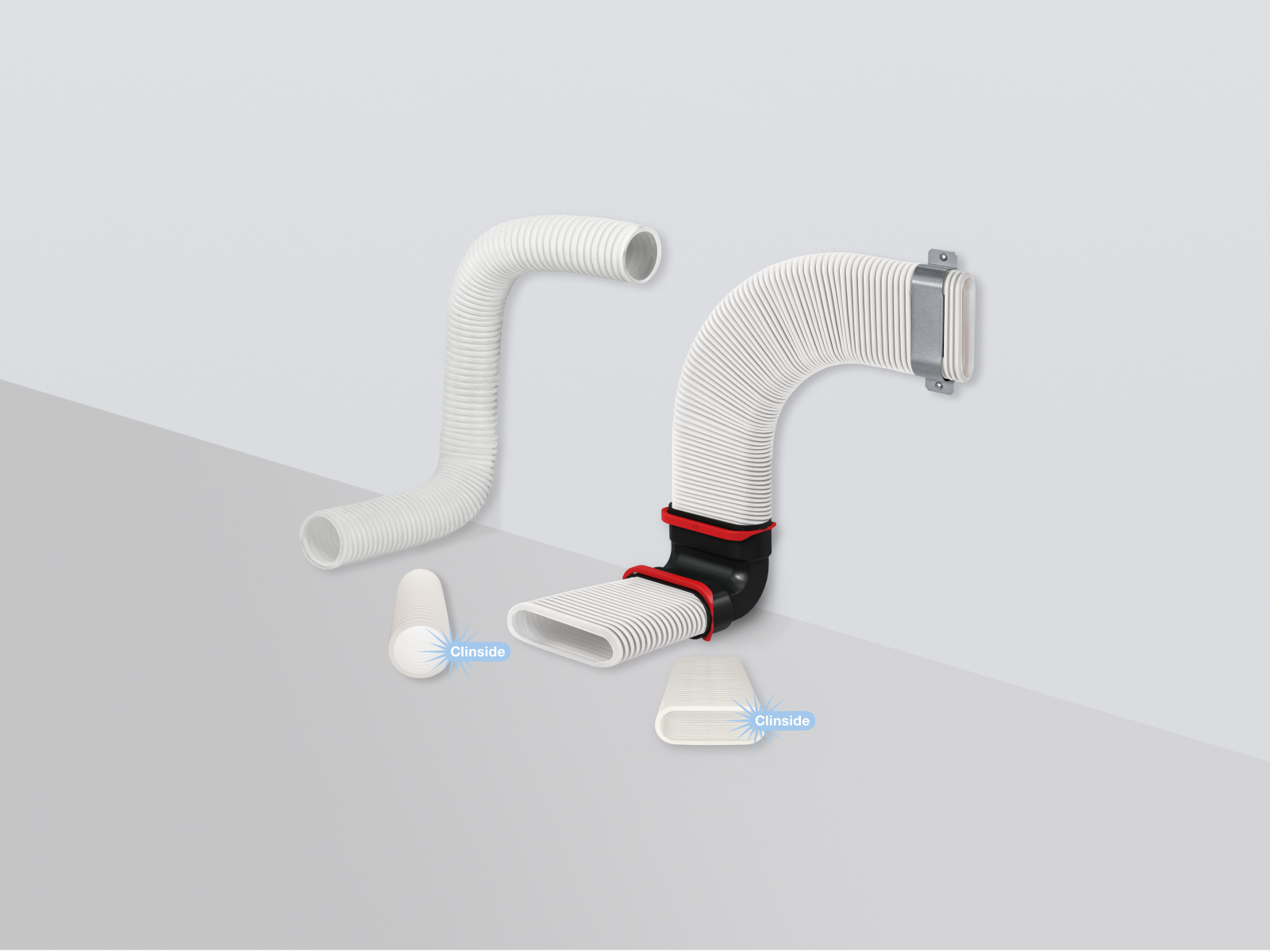 Rendering Zehnder ComfoTube Comfortable indoor ventilation 3D view