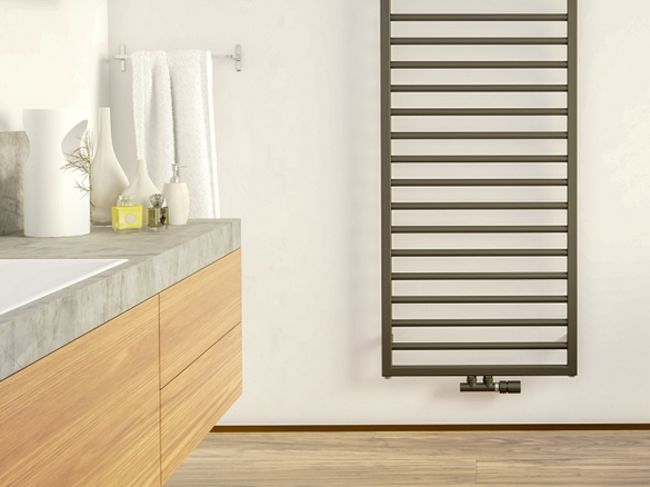 Rendering Zehnder Subway Decorative radiator Front view