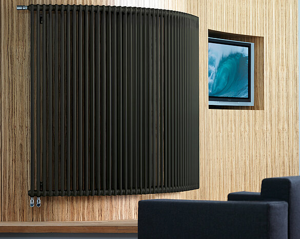 Rendering Zehnder Test Decorative radiator Front view